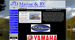 Desktop Screenshot of janddmarine.com