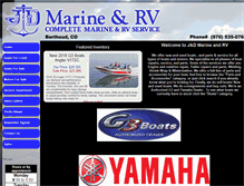 Tablet Screenshot of janddmarine.com